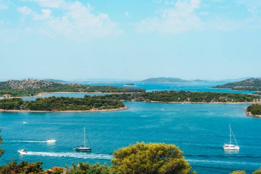 Beautiful view of Kornati islands, Murter, Croatia.
