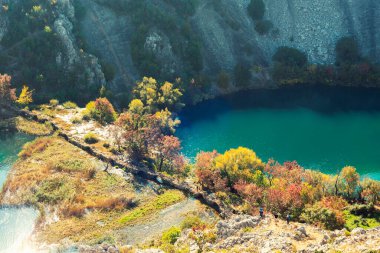 Tarihsel Kuda 'nın Hırvatistan' daki Krupa Nehri üzerindeki köprüsü.