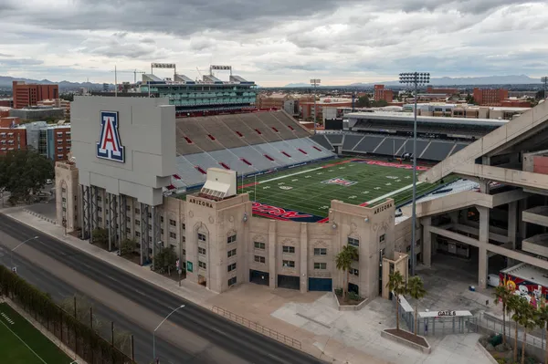 Stadion University of Arizona w Tucson, Arizona — Zdjęcie stockowe