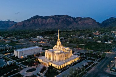 LDS Latter Day Saints Mormon Temple in Ogden, Utah clipart