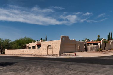 Southwestern Adobe style duplex townhome in Green Valley. 