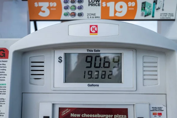 Green Valley Arizona July 2022 Gasoline Price Increase Pain Pump — Stockfoto
