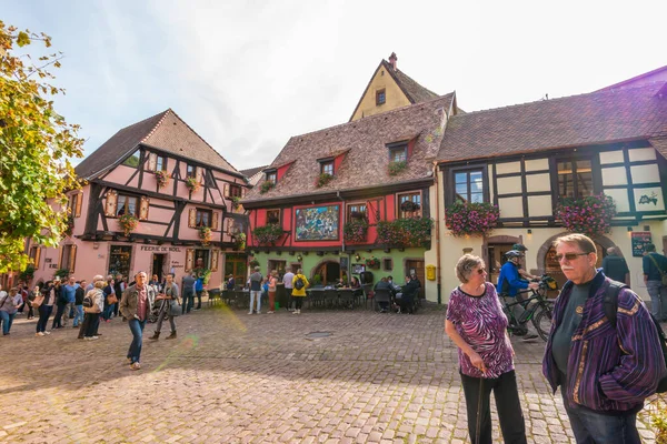 October 2017 Equisheim France Beautiful Historic Town Alsace France — Foto de Stock