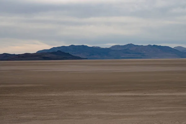 Dried Out Great Salt Lake Utah Drought Global Warming Climate —  Fotos de Stock