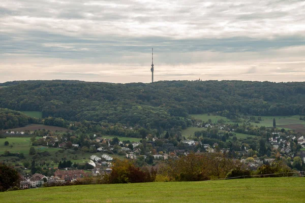 View Loerrach Germany Tower Salzert Satellite Settlement Southeast Loerrach — Φωτογραφία Αρχείου