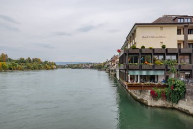11 Ekim 2017, Rheinfelden İsviçre. Hotel Schiff am Rhein. 