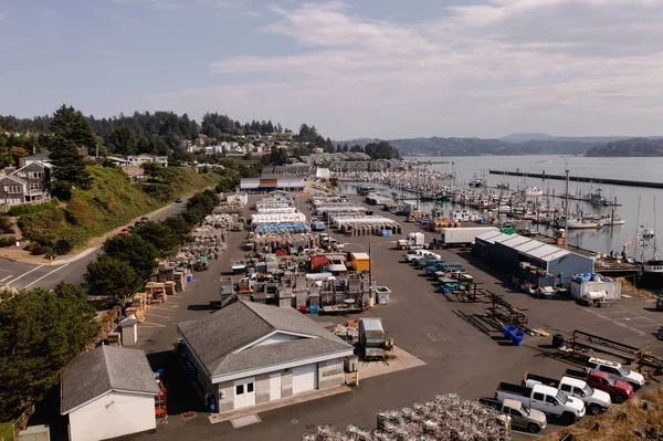 Quai Newport Oregon Plan Aérien — Photo