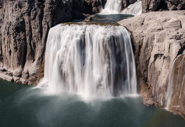 Shoshone Falls Twin Falls Idaho Usa Drone Aanzicht — Stockfoto