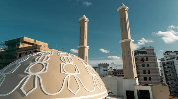Вид Воздуха Мечеть Мсулим Дар Саламе — стоковое фото