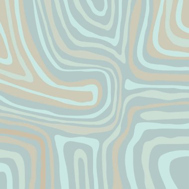 Dalgalı desenli soyut bir arkaplan. El çizimi vektör çizimi. Düz renk tasarımı, hatırlaması kolay.