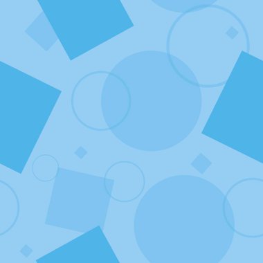 Mavi Şablon. Vektör illüstrasyonu mavi pürüzsüz desen veya arkaplan veya duvar kağıdı.