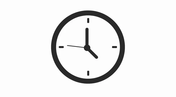 Icono Del Reloj Vector Editable Ilustración Plana Aislada Reloj — Vector de stock