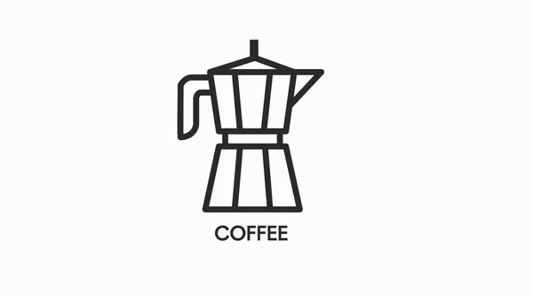 Cofee Maker Icon Ilustración Editable Aislada Vectorial Blanco Negro Ilustraciones De Stock Sin Royalties Gratis