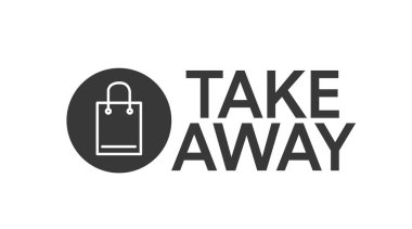 İzole edilmiş Siyah ve Beyaz Paket Paketi Simgesi veya İmzası