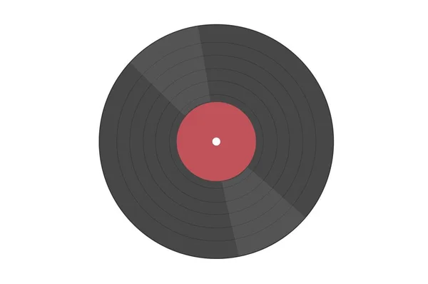 Illustrazione Isolata Vettoriale Vinile — Vettoriale Stock