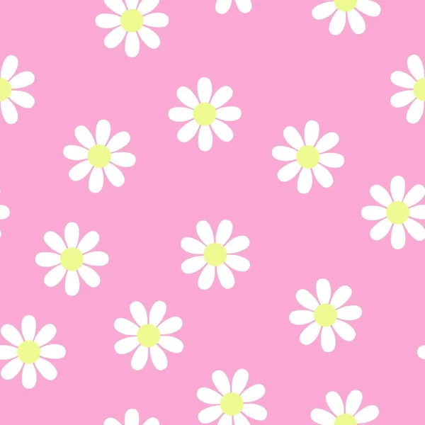 Patrón Flores Patrón Rosa Sin Costuras Con Flores Ilustración De Stock