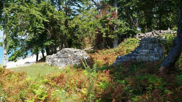 Ruinas Una Antigua Capilla Abjasia — Foto de Stock