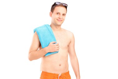 Erkek giyim banyo içinde