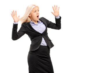 iş kadını el korku