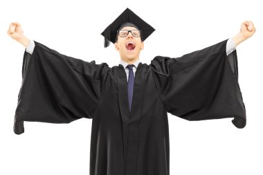 Üniversite mezunu atma eller havaya