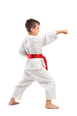 karate çocuk poz