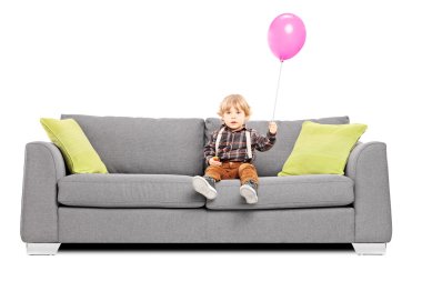 çocuk balon ile Divan