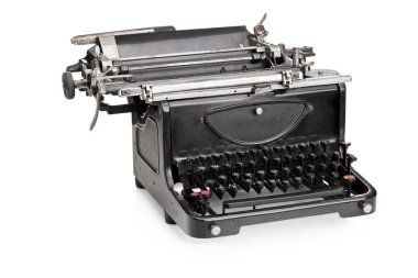 una vieja máquina de escribir 