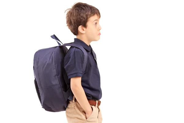 Uczeń z plecaka — Zdjęcie stockowe