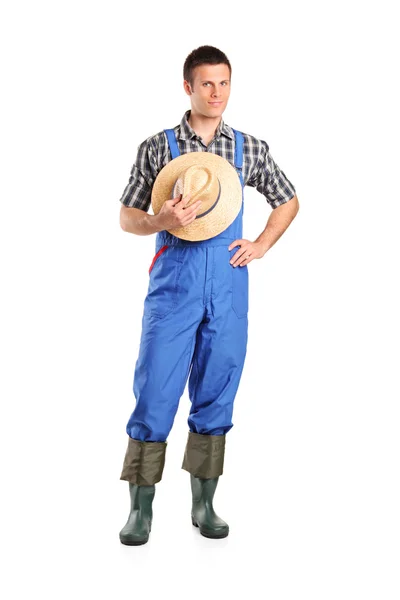 Hombre agricultor posando — Foto de Stock