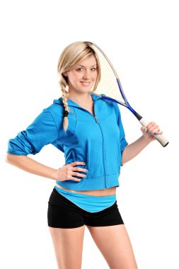 kadın squash oyuncusu