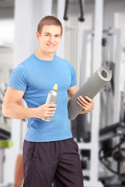 Male posing after an excerise — Stock Photo, Image