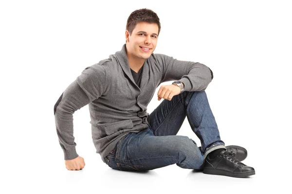 Smiling man posing — Stock Photo, Image