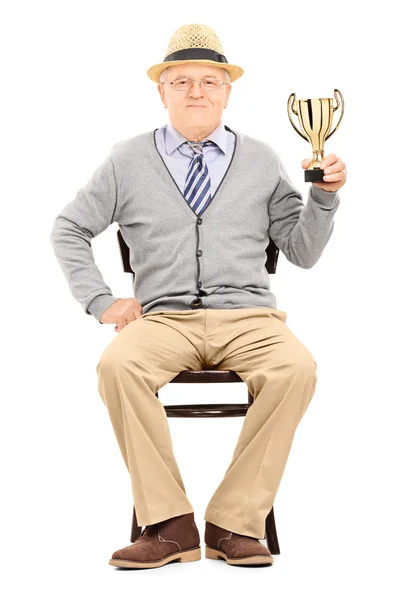 Gentleman anläggning trophy — Stockfoto