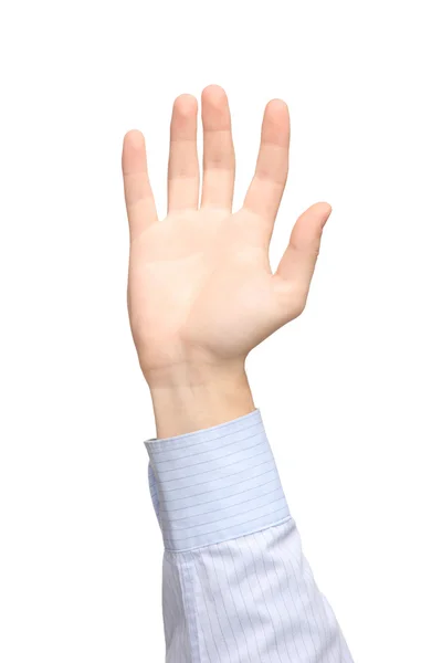 Erhobene Hand — Stockfoto