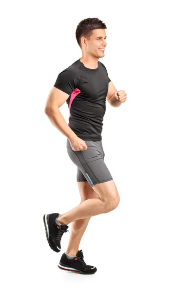 Muž běží — Stock fotografie