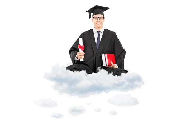 Diploma di laurea in possesso — Foto Stock