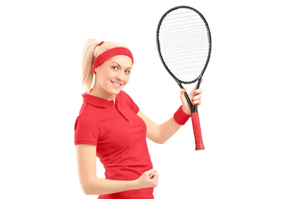 Tennisspielerin — Stockfoto