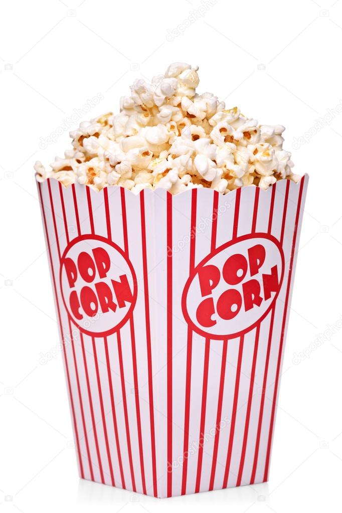 Box of popcorn — Stock Photo © ljsphotography 45867409