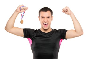 sporcu holding altın madalya