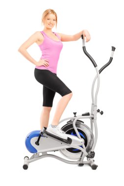 trainer karşılıklı poz kadın