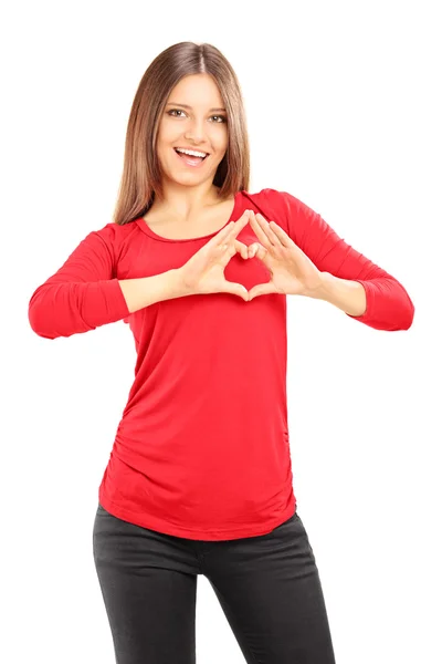 Joven mujer casual — Foto de Stock