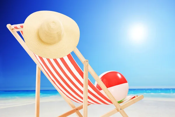 Beach chair — Stock Photo, Image