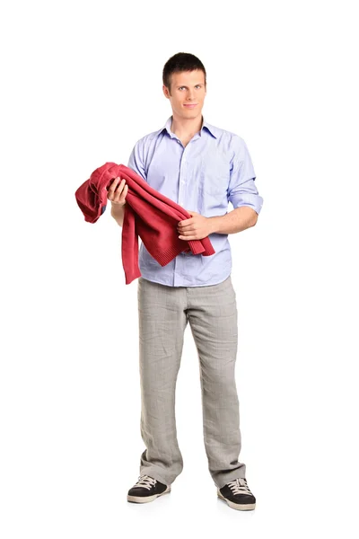 Man anläggningen blus — Stockfoto