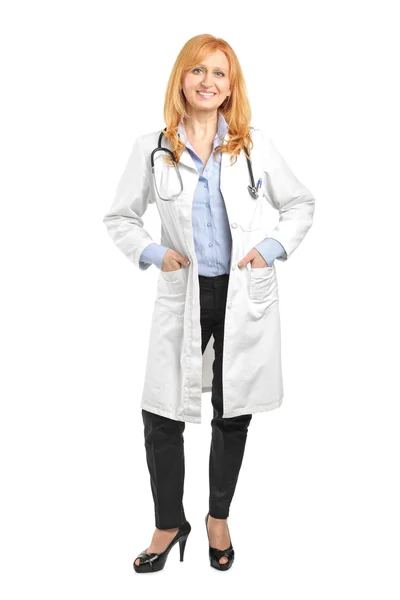 Mature healthcare professional posing — Stock Photo, Image