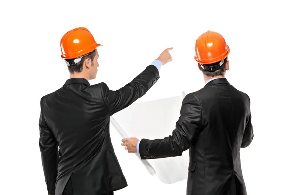 Foremen in suit looking — Stock Photo, Image