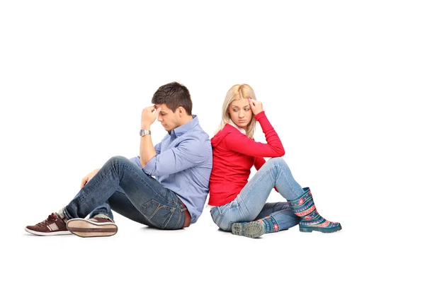 Couple after having argument — Stock Photo, Image