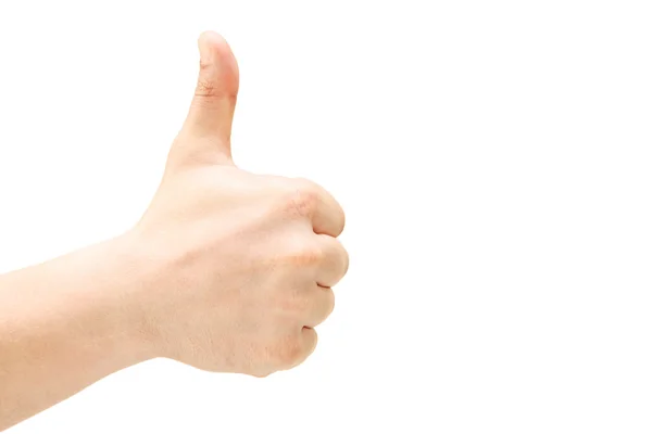 Man giving thumb up Stock Image