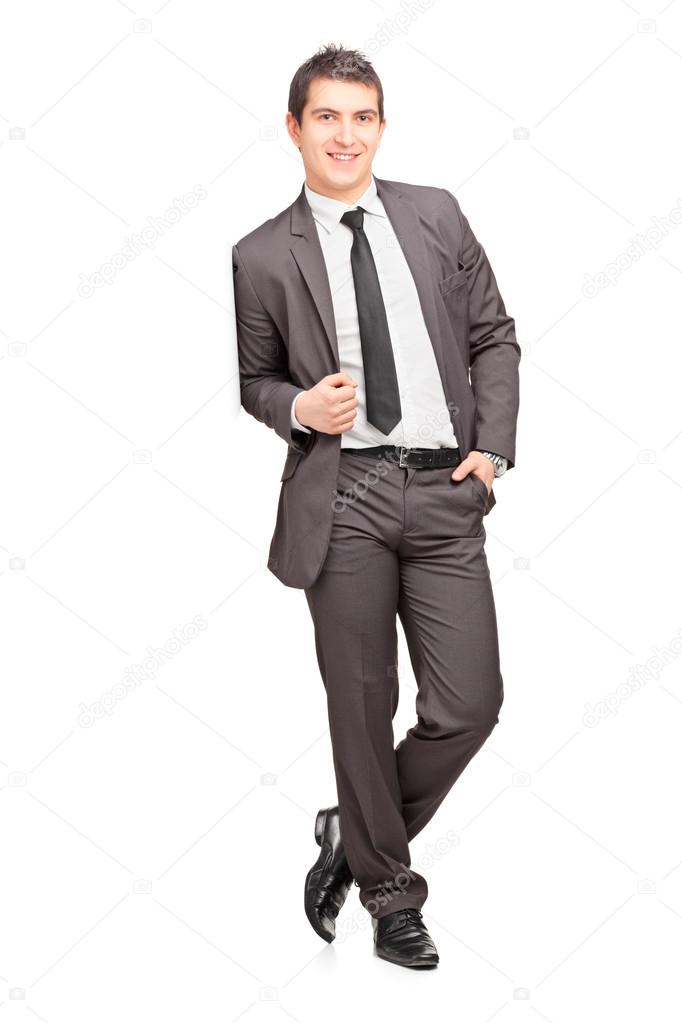 Man Leaning Againts The Wall Pose 3D Illustration download in PNG, OBJ or  Blend format