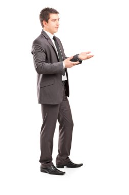 konuşma sırasında erkek shot