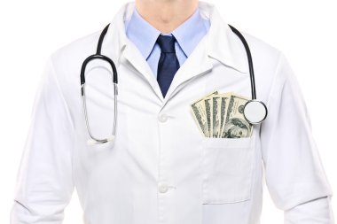 Doktor bize dolar cebinde